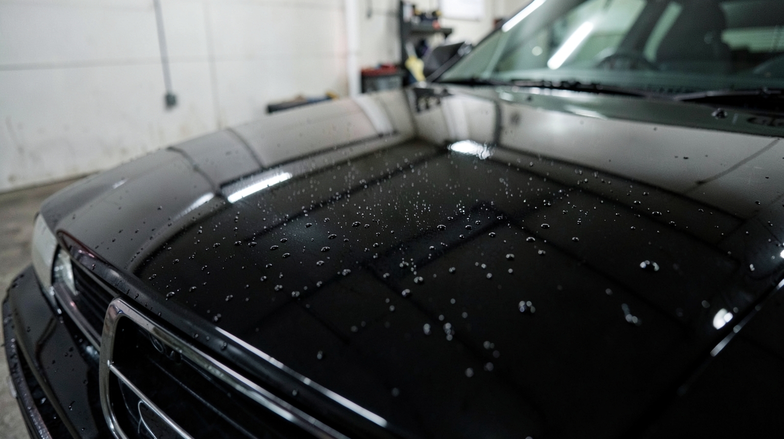 Ceramic Coating finish on a vehicle in Roseville