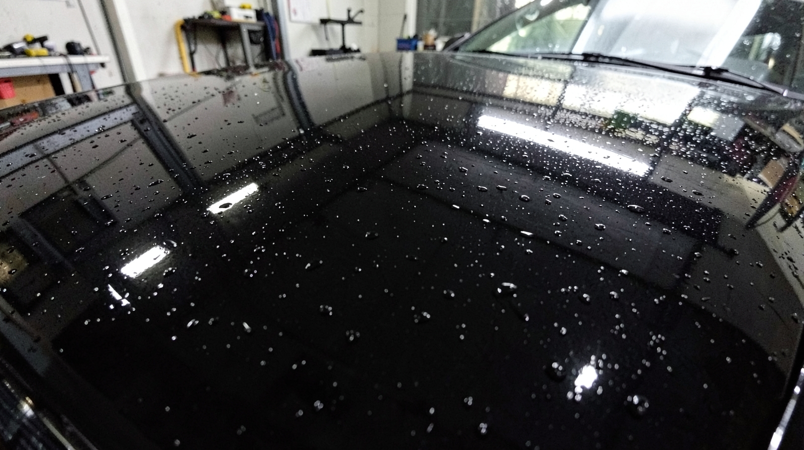 Ceramic Coating finish on a vehicle in Setauket